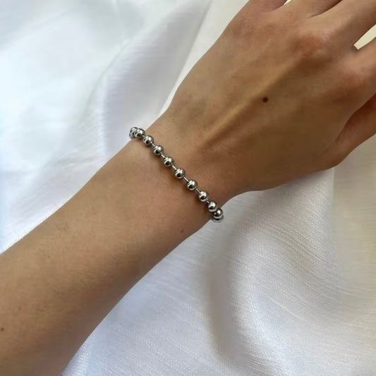 Ball Chain Bracelet in Silver